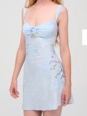 knee length dresses for ladies FOR LOVE & LEMONS Elea Asymmetrical Mini Dress – Lusso Di Luna Boutique main image 0